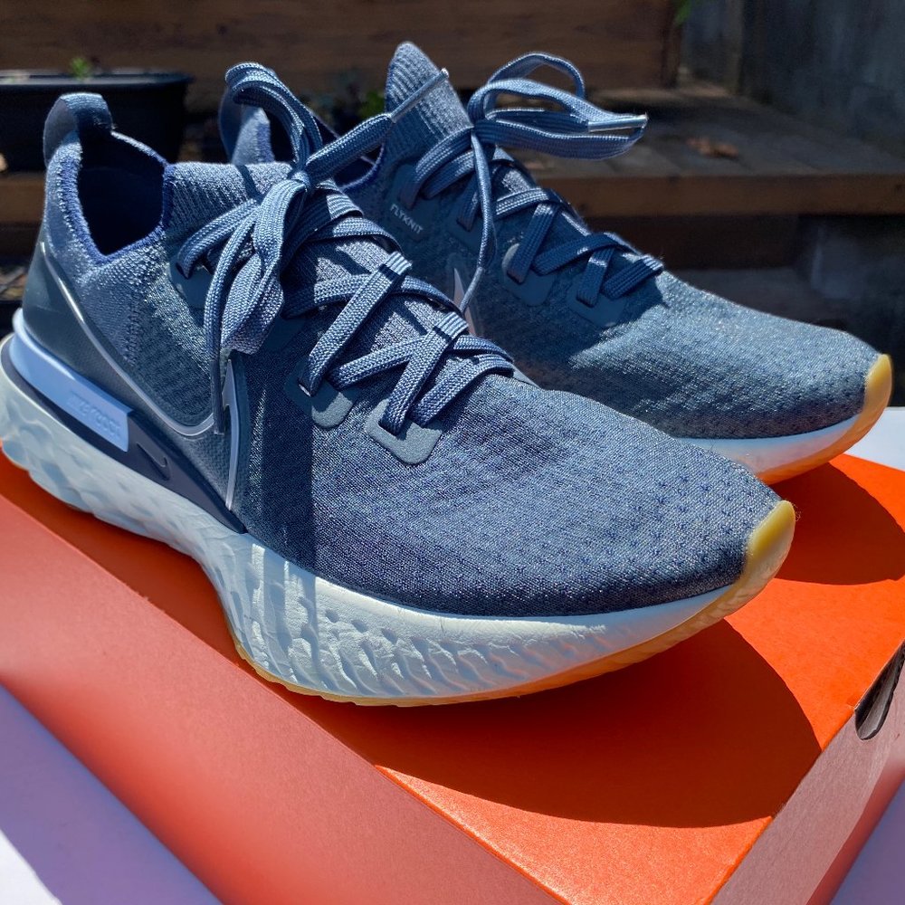 Nike React Infinity Run FK - Blue Fox/Met. Silver